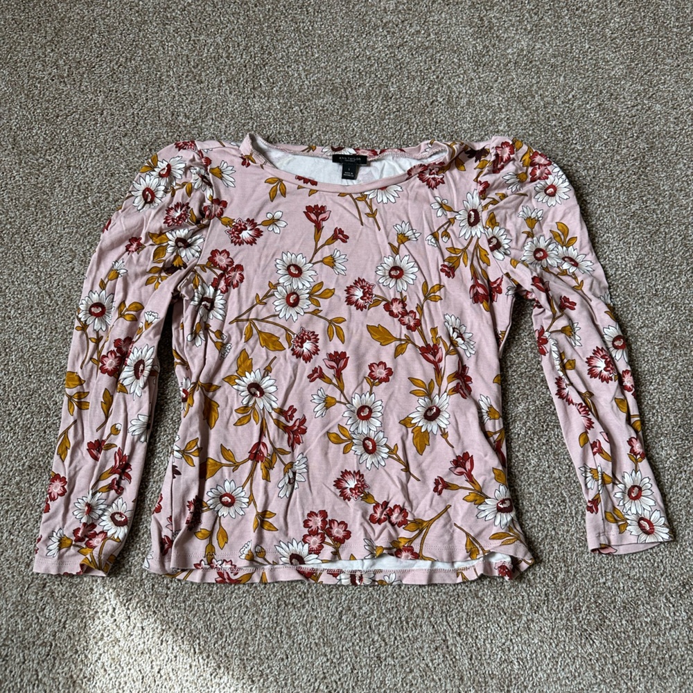 Floral business causal blouse